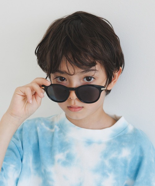 BAYFLOW（ベイフロー）の「[UVカット]ボストンサングラス(KIDS)（サングラス・キッズ・ブラウン/ブラック・FREE）」の12枚目の写真