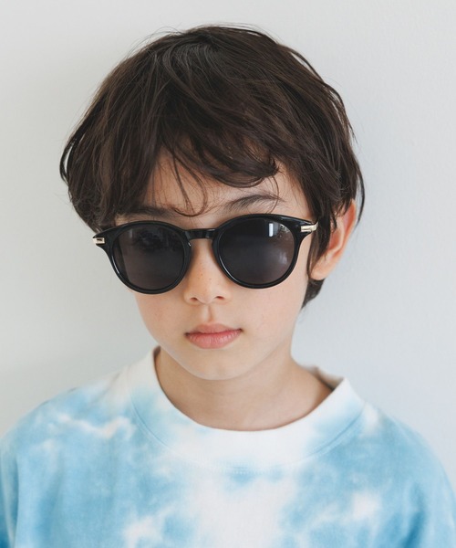 BAYFLOW（ベイフロー）の「[UVカット]ボストンサングラス(KIDS)（サングラス・キッズ・ブラウン/ブラック・FREE）」の13枚目の写真