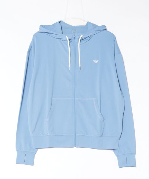 ROXY(ロキシー)の「ROXY/ロキシー レディース ラッシュガード ジップアップパーカー RLY261027 UT(パーカー・レディース・ブラック/ライトブルー/ホワイト・M/L)」の18枚目の写真