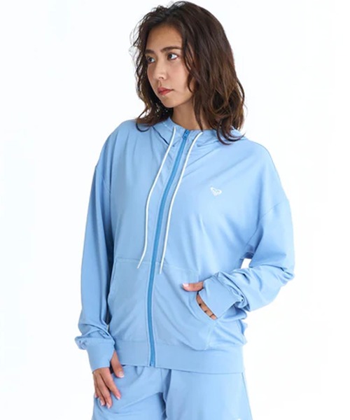 ROXY(ロキシー)の「ROXY/ロキシー レディース ラッシュガード ジップアップパーカー RLY261027 UT(パーカー・レディース・ブラック/ライトブルー/ホワイト・M/L)」の9枚目の写真