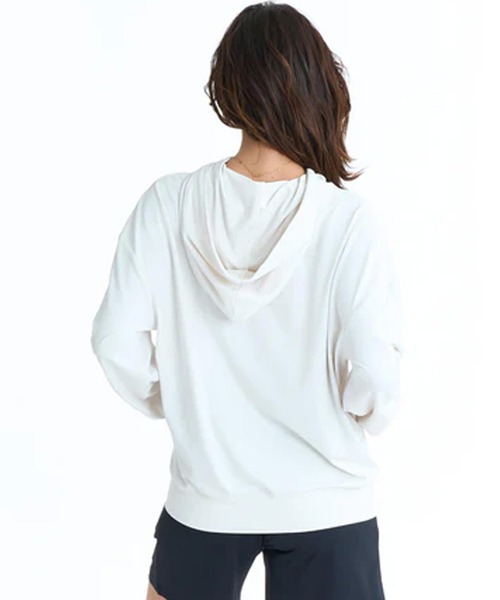 ROXY(ロキシー)の「ROXY/ロキシー レディース ラッシュガード ジップアップパーカー RLY261027 UT(パーカー・レディース・ブラック/ライトブルー/ホワイト・M/L)」の6枚目の写真