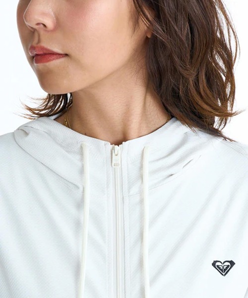 ROXY(ロキシー)の「ROXY/ロキシー レディース ラッシュガード ジップアップパーカー RLY261027 UT(パーカー・レディース・ブラック/ライトブルー/ホワイト・M/L)」の11枚目の写真