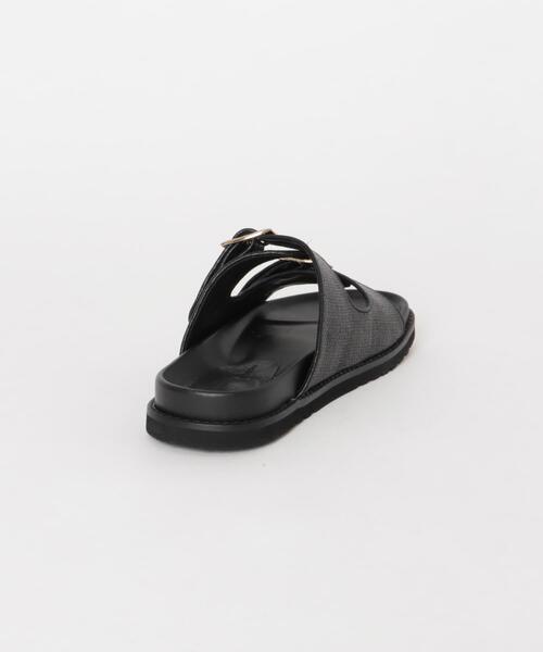 URBAN RESEARCH DOORS（アーバンリサーチドアーズ）の「ダブルベルトプラットフォームサンダル（サンダル・レディース・ナチュラル/ブラック・36/38/37）」の9枚目の写真