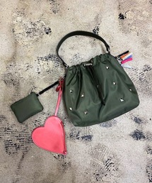 EM:cheek チーク スタッズ heart pouch studs 2way shoulder