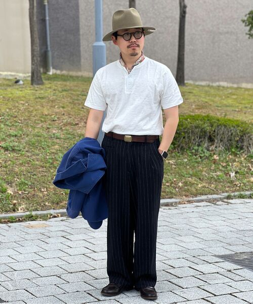 OUTSTANDING(アウトスタンディング)の「VINTAGE HENLEY NECK HALF SLEEVE TEE_OFF WHITE(Tシャツ/カットソー・メンズ・その他・X-LARGE/LARGE/MEDIUM)」の7枚目の写真