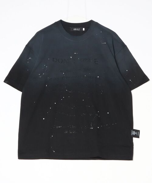 ARULE(アルール)の「A'GEM/9 × .kom 『ARULE/アルール』スプラッシュグラフィック ラインストーンTシャツ(Tシャツ/カットソー・メンズ・ホワイト/ブラック/ブルー・L)」の14枚目の写真