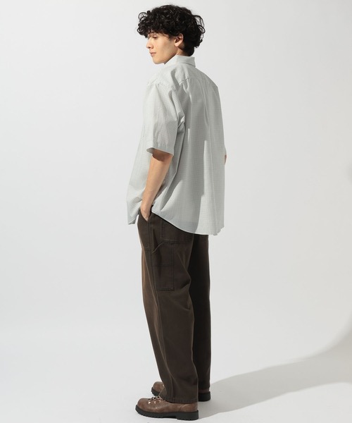DANTON(ダントン)の「【DANTON(ダントン)】オックスフォードボタン ボタンダウンシャツ(シャツ/ブラウス・メンズ・オフホワイト/グリーン・LARGE/MEDIUM)」の9枚目の写真