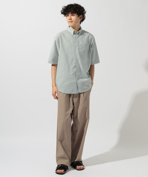 DANTON(ダントン)の「【DANTON(ダントン)】オックスフォードボタン ボタンダウンシャツ(シャツ/ブラウス・メンズ・オフホワイト/グリーン・LARGE/MEDIUM)」の11枚目の写真