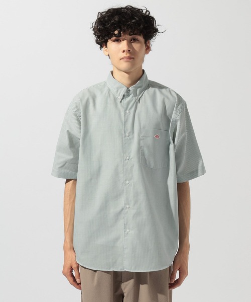 DANTON(ダントン)の「【DANTON(ダントン)】オックスフォードボタン ボタンダウンシャツ(シャツ/ブラウス・メンズ・オフホワイト/グリーン・LARGE/MEDIUM)」の14枚目の写真