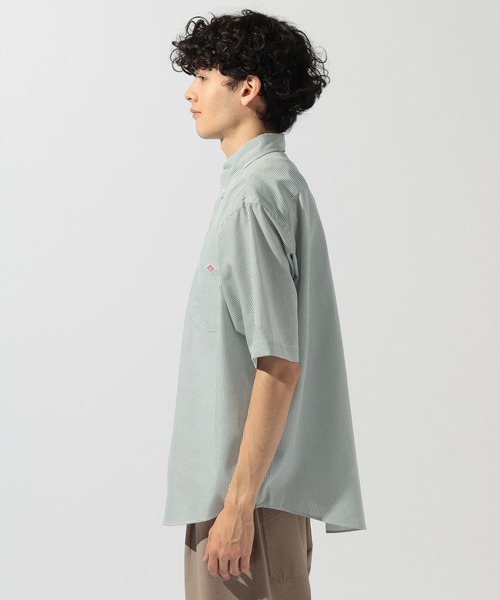 DANTON(ダントン)の「【DANTON(ダントン)】オックスフォードボタン ボタンダウンシャツ(シャツ/ブラウス・メンズ・オフホワイト/グリーン・LARGE/MEDIUM)」の15枚目の写真
