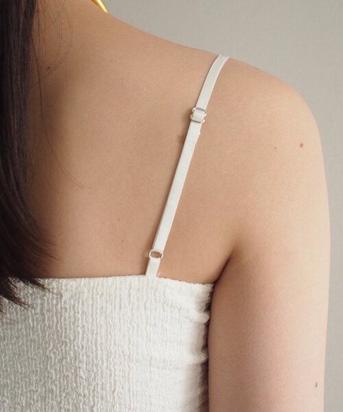LOUNGEDRESS(ラウンジドレス)の「【earthy_/アーシー】カップ付きジャガードキャミ(キャミソール・レディース・ブラック/オフホワイト・LARGE/MEDIUM/SMALL)」の10枚目の写真