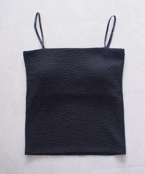 LOUNGEDRESS(ラウンジドレス)の「【earthy_/アーシー】カップ付きジャガードキャミ(キャミソール・レディース・ブラック/オフホワイト・LARGE/MEDIUM/SMALL)」の16枚目の写真