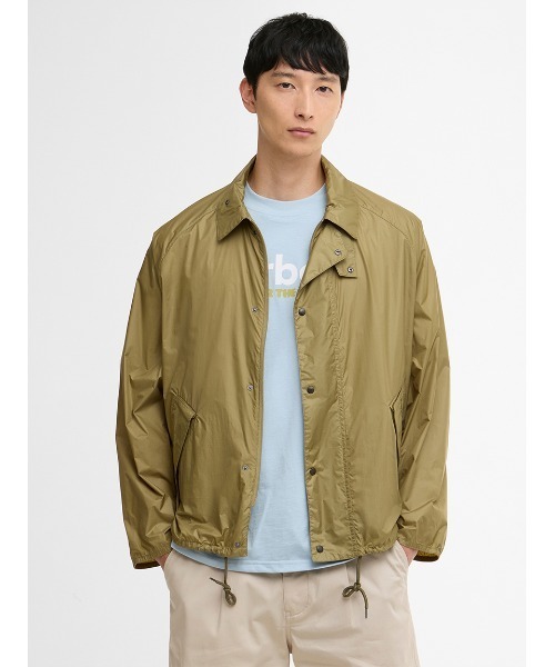 Barbour（バブアー）の「【TRANSPORT / トランスポート】UVシャワープルーフ ジャケット（ブルゾン・メンズ・オリーブ・34/36/38）」の14枚目の写真