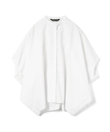 mizuiro ind スタンドカラーコクーンシャツ