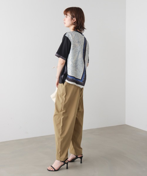 Bou Jeloud(ブージュルード)の「ストレッチテックコクーンパンツ(その他パンツ・レディース・グレイッシュベージュ/ブラック/ベージュ・FREE)」の21枚目の写真