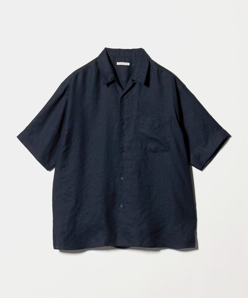 UNITED ARROWS（ユナイテッドアローズ）の「トリアセテート/ポリエステル ツイル オープンカラーシャツ（シャツ/ブラウス・メンズ・ナチュラル/オリーブ/レッド/ネイビー・L/S/M/XL）」の19枚目の写真