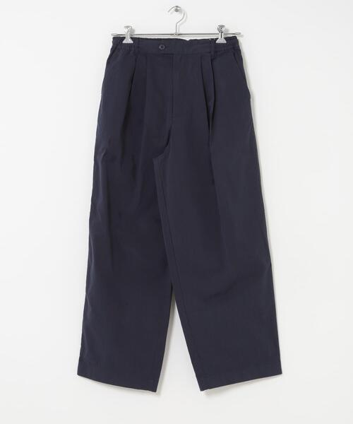 FORK&SPOON（フォークアンドスプーン）の「FORK&SPOON 　クリンクルワイドパンツ（その他パンツ・メンズ・ネイビー/ベージュ・5/4）」の2枚目の写真