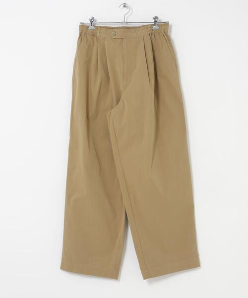 FORK&SPOON（フォークアンドスプーン）の「FORK&SPOON 　クリンクルワイドパンツ（その他パンツ・メンズ・ネイビー/ベージュ・5/4）」の3枚目の写真