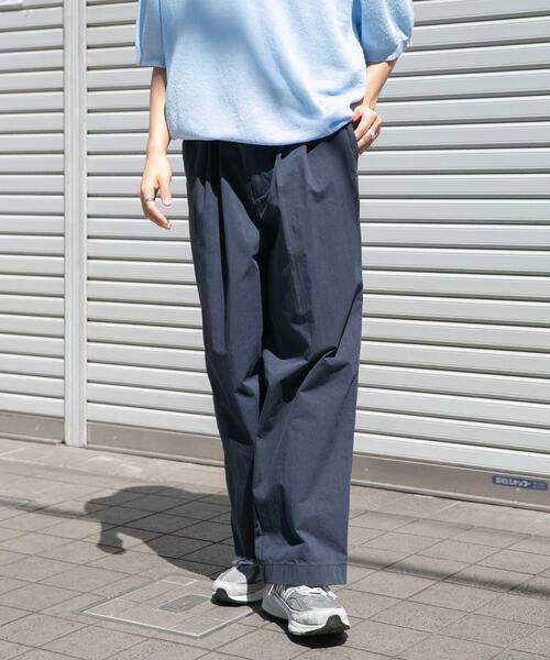 FORK&SPOON(フォークアンドスプーン)の「FORK&SPOON クリンクルワイドパンツ(その他パンツ・メンズ・ネイビー/ベージュ・5/4)」の16枚目の写真