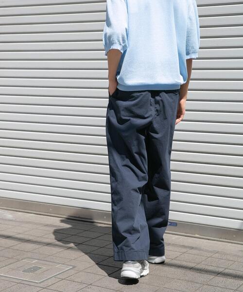 FORK&SPOON(フォークアンドスプーン)の「FORK&SPOON クリンクルワイドパンツ(その他パンツ・メンズ・ネイビー/ベージュ・5/4)」の18枚目の写真