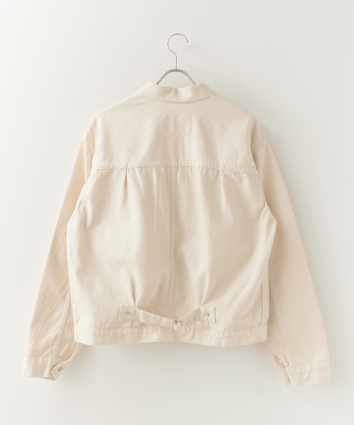 orSlow（オアスロウ）の「orslow/オアスロウ 1st 40'S Denim jacket ベージュカラー コットン リジットデニムジャケット 日本製 2026年春夏（デニムジャケット・メンズ・アイボリー・2/3/4）」の18枚目の写真