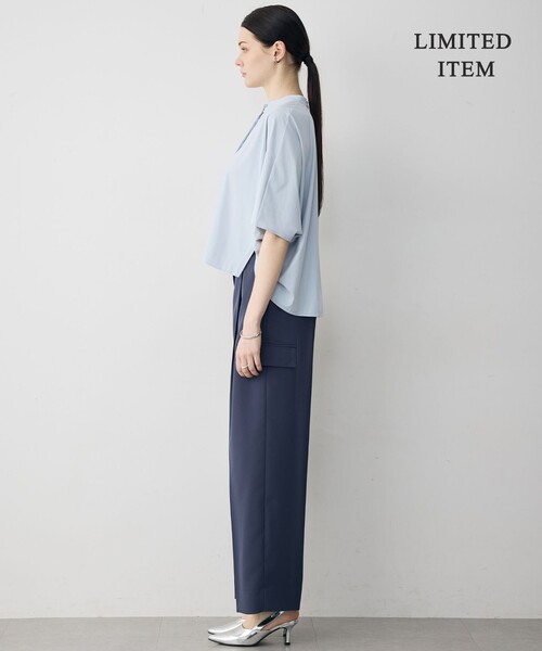 ICB(アイシービー)の「【WEB限定】マットスキューバ ドルマンスリーブプルオーバー(Tシャツ/カットソー・レディース・サックスブルー系/アイボリー系/ブラック系/黄土色系/ネイビー系・SMALL/X-SMALL/MEDIUM)」の15枚目の写真