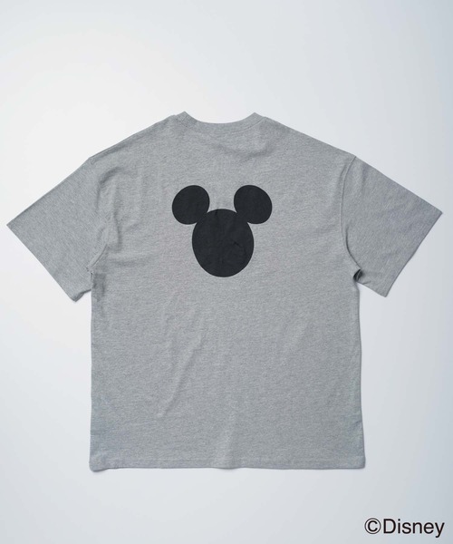 Disney（ディズニー）の「メンズ MICKEY MOUSE ミッキーマウス オーバーサイズＴシャツ（M25-101)（Tシャツ/カットソー・メンズ・ダークグリーン/オレンジ/チャコールグレー/杢グレー/オフホワイト/ブラック・L/XL/M）」の21枚目の写真