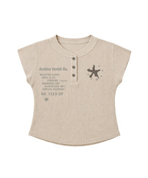 スターフィッシュ ヘンリーネック ワッフル スリムフィット Tシャツ