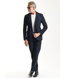 AKM（エイケイエム）の「MOVE SLACKS (CENTER CREASE)（その他パンツ）」