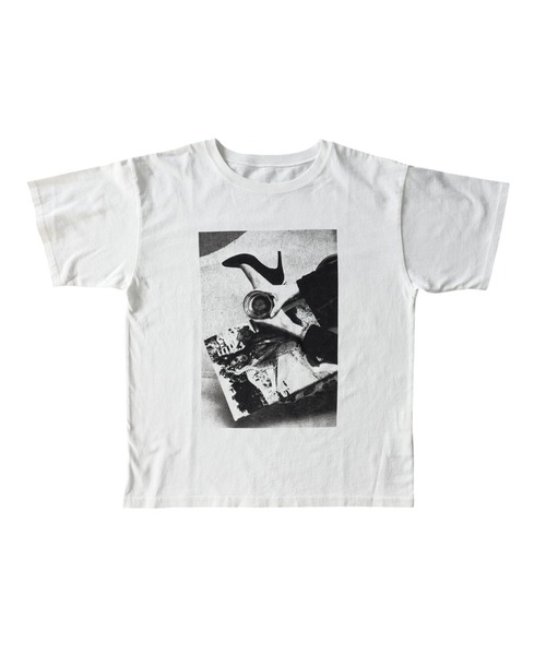 antiqua（アンティカ）の「綿100％ クルーネック フォト Tシャツ（Tシャツ/カットソー・レディース・ブラック/ホワイト・ONESIZE）」の10枚目の写真