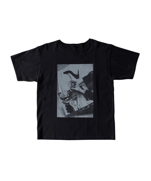 antiqua（アンティカ）の「綿100％ クルーネック フォト Tシャツ（Tシャツ/カットソー・レディース・ブラック/ホワイト・ONESIZE）」の11枚目の写真