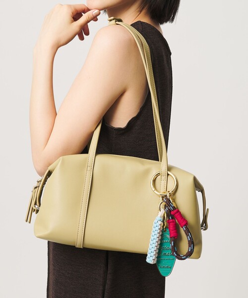 VIAMAILBAG（ヴィアメールバッグ）の「＜VIAMAILBAG＞プレート ロゴ チャーム（キーケース/キーアクセサリー・レディース・ピンク/ホワイト/ターコイズブルー系・FREE）」の15枚目の写真