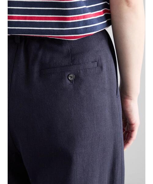Te chichi(テチチ)の「レーヨンリネンストレートパンツ(その他パンツ・レディース・ネイビー/オフホワイト/グリーン/レッド・M/S)」の18枚目の写真