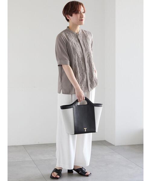 Te chichi(テチチ)の「レーヨンリネンストレートパンツ(その他パンツ・レディース・ネイビー/オフホワイト/グリーン/レッド・M/S)」の21枚目の写真