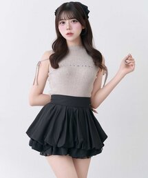 【Belle Charme】BC Logo Sleeveless Rib Knit