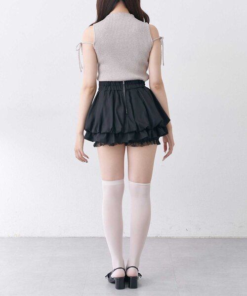 OLIVE des OLIVE(オリーブデオリーブ)の「【Belle Charme】BC Logo Sleeveless Rib Knit(ニット/セーター・レディース・トップグレー/ベージュ/ピンク/ブラック・FREE)」の11枚目の写真