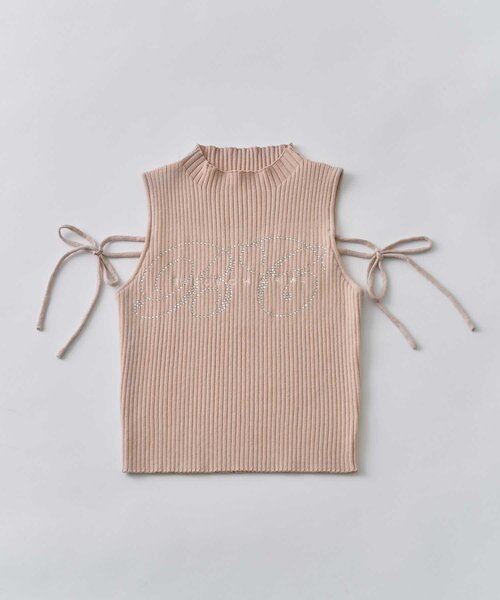 OLIVE des OLIVE(オリーブデオリーブ)の「【Belle Charme】BC Logo Sleeveless Rib Knit(ニット/セーター・レディース・トップグレー/ベージュ/ピンク/ブラック・FREE)」の16枚目の写真