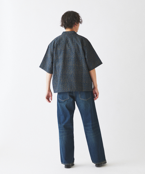 JOURNAL STANDARD relume(ジャーナルスタンダード レリューム)の「サッカー チェック キューバシャツ(シャツ/ブラウス・メンズ・ブラウン/レッド/ネイビー・MEDIUM/LARGE)」の20枚目の写真