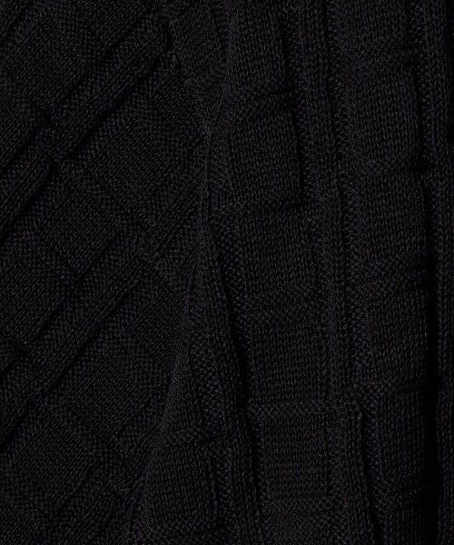 BEAUTY&YOUTH UNITED ARROWS(ビューティーアンドユースユナイテッドアローズ)の「ジャガード フルジップ ショートスリーブ ポロニット ウォッシャブル(カーディガン/ボレロ・メンズ・ダークブラウン/ブラック・L/XL/S/M)」の19枚目の写真