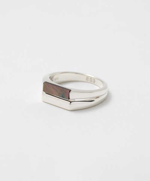 BEAUTY&YOUTH UNITED ARROWS(ビューティーアンドユースユナイテッドアローズ)の「<eoa>ストーン ダブル リング(リング・メンズ・シルバー・11/13/16/18/20/22)」の5枚目の写真