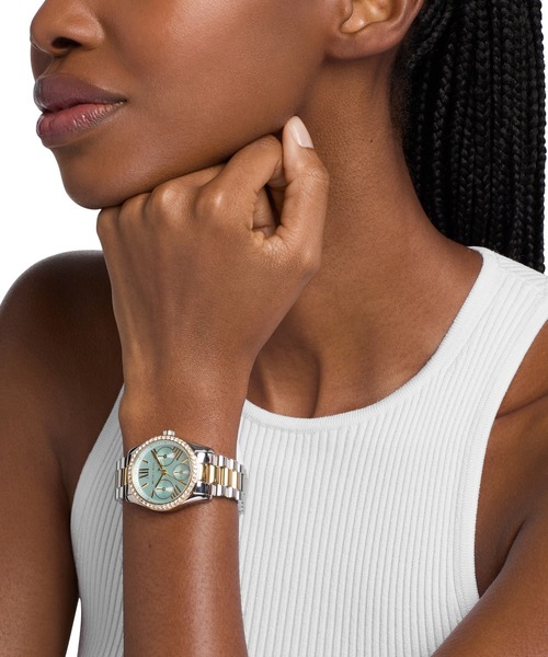 MICHAEL KORS(マイケルコース)の「マイケル・コース 腕時計 レディース アナログ ステンレス MK7609(アナログ腕時計・レディース・マルチ・FREE)」の2枚目の写真