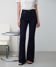 gathered curve denim pants / ギャザーカーブデニムパンツ（デニム