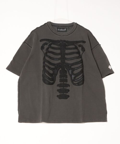 ROYAL FLASH(ロイヤルフラッシュ)の「el conductorH/コンダクター/別注ボーンSWT BIG T(Tシャツ/カットソー・メンズ・ブラック・4/2)」の5枚目の写真
