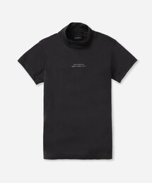 Hs Dot Mesh Half Mockneck Shirt | WOMEN