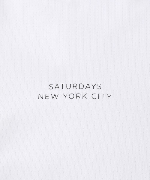 Saturdays Golf(サタデーズゴルフ)の「Hs Dot Mesh Half Mockneck Shirt | WOMEN(Tシャツ/カットソー・レディース・ブラック/ホワイト・S/M/L)」の8枚目の写真