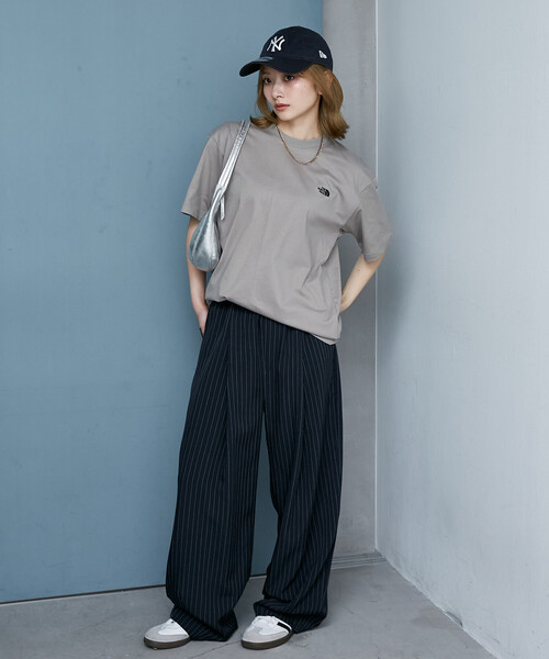 THE NORTH FACE(ザノースフェイス)の「THE NORTH FACE/ザ・ノース・フェイス <速乾>Short Sleeve Flash Dry Nuptse Cotton Tee/ショートスリーブ フラッシュドライ ヌプシ コットン Tシャツ 限定展開(Tシャツ/カットソー・メンズ・グレー/ブラック/ホワイト・LARGE/MEDIUM/X-LARGE/SMALL)」の15枚目の写真