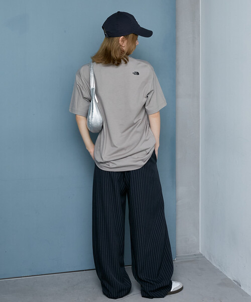 THE NORTH FACE(ザノースフェイス)の「THE NORTH FACE/ザ・ノース・フェイス <速乾>Short Sleeve Flash Dry Nuptse Cotton Tee/ショートスリーブ フラッシュドライ ヌプシ コットン Tシャツ 限定展開(Tシャツ/カットソー・メンズ・グレー/ブラック/ホワイト・LARGE/MEDIUM/X-LARGE/SMALL)」の16枚目の写真