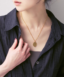 Chibi Jewels | chibi jewels/チビジュエルズ mini rectangle chain Mex Coin necklace(ネックレス)