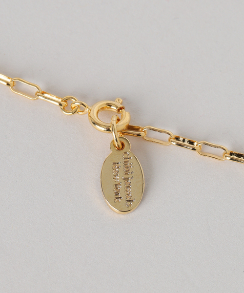 Chibi Jewels （チビジュエルズ）の「chibi jewels/チビジュエルズ mini rectangle chain Mex Coin necklace（ネックレス・レディース・ゴールド・FREE）」の9枚目の写真