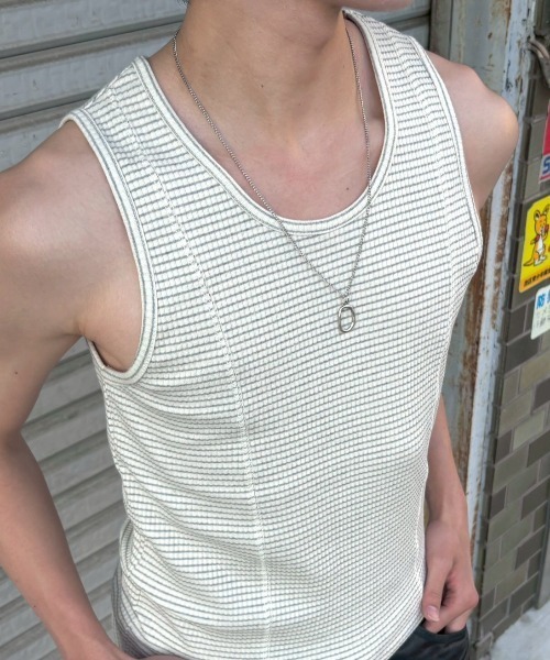 Chikashitsu +(チカシツプラス)の「【Chikashitsu +】oval ring necklace / 【チカシツプラス】オーバルリングネックレス(ネックレス・メンズ・シルバー・ONE SIZE)」の10枚目の写真